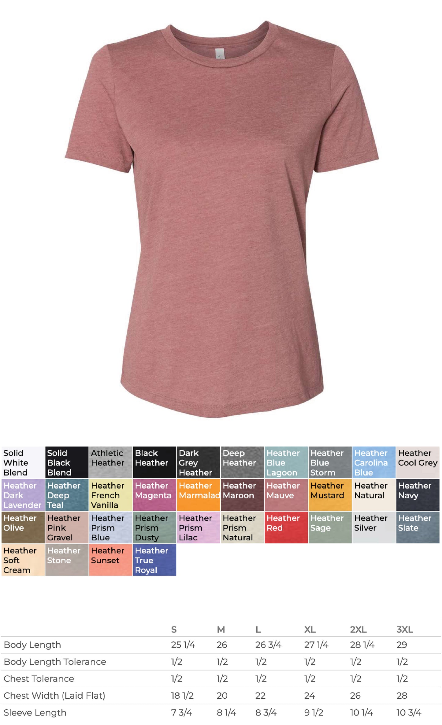 Bella Canvas 6400 cvc