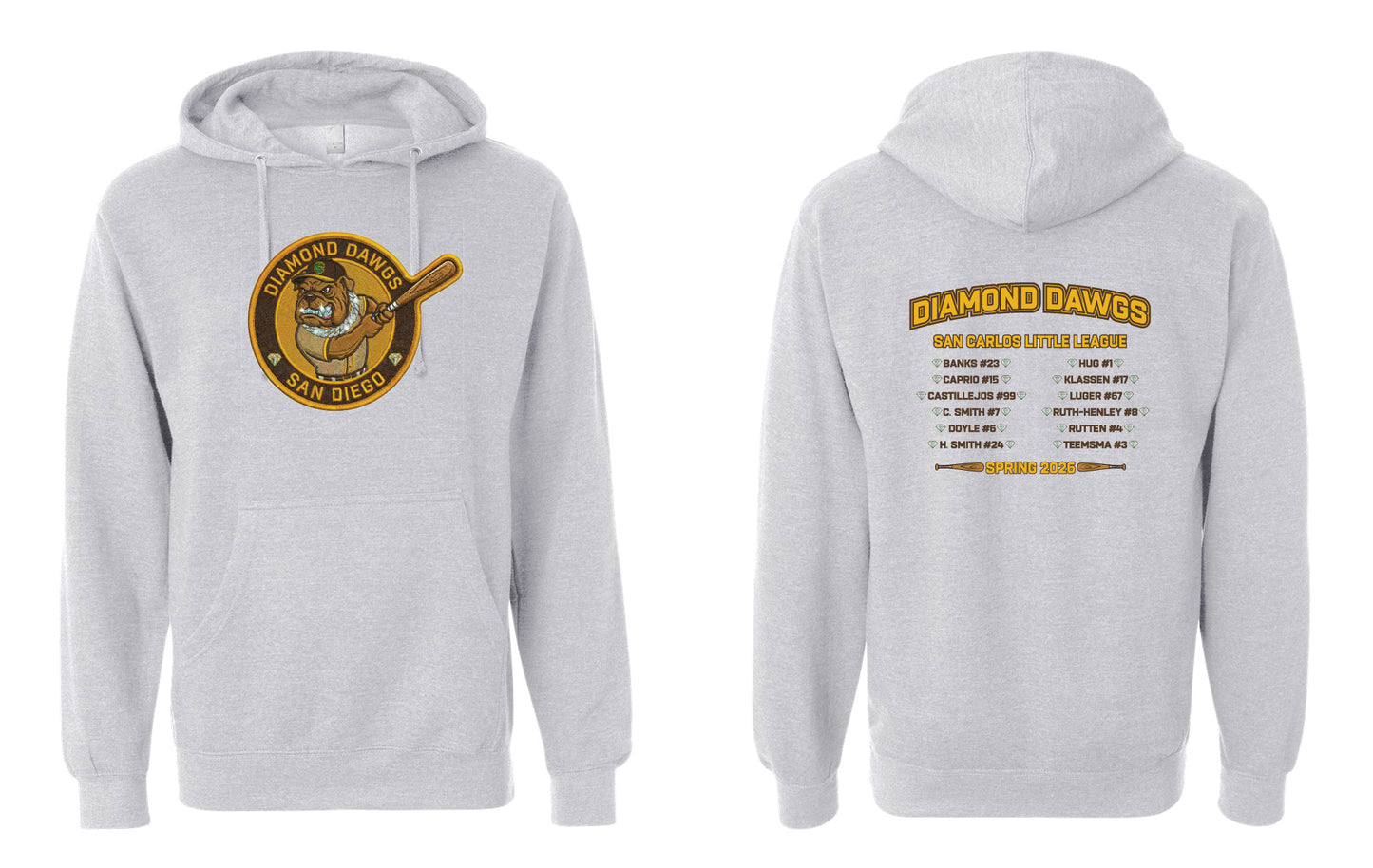 Diamond Dogs Adult Hoodie