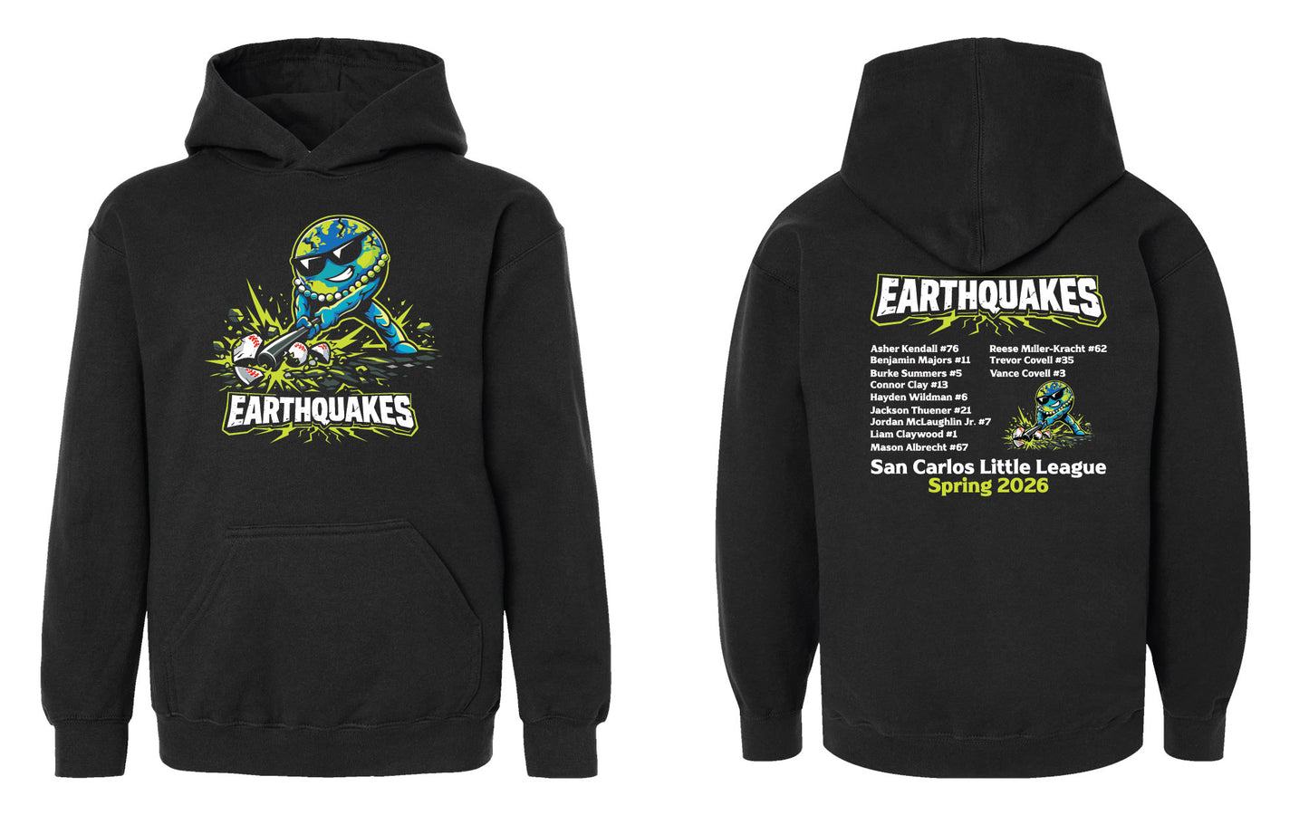 Earthquakes Youth Hoodie