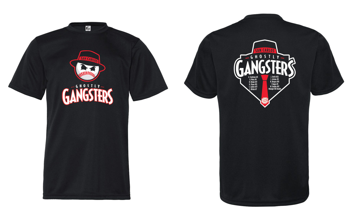 Ghostly Gangsters Youth Performance T-Shirt
