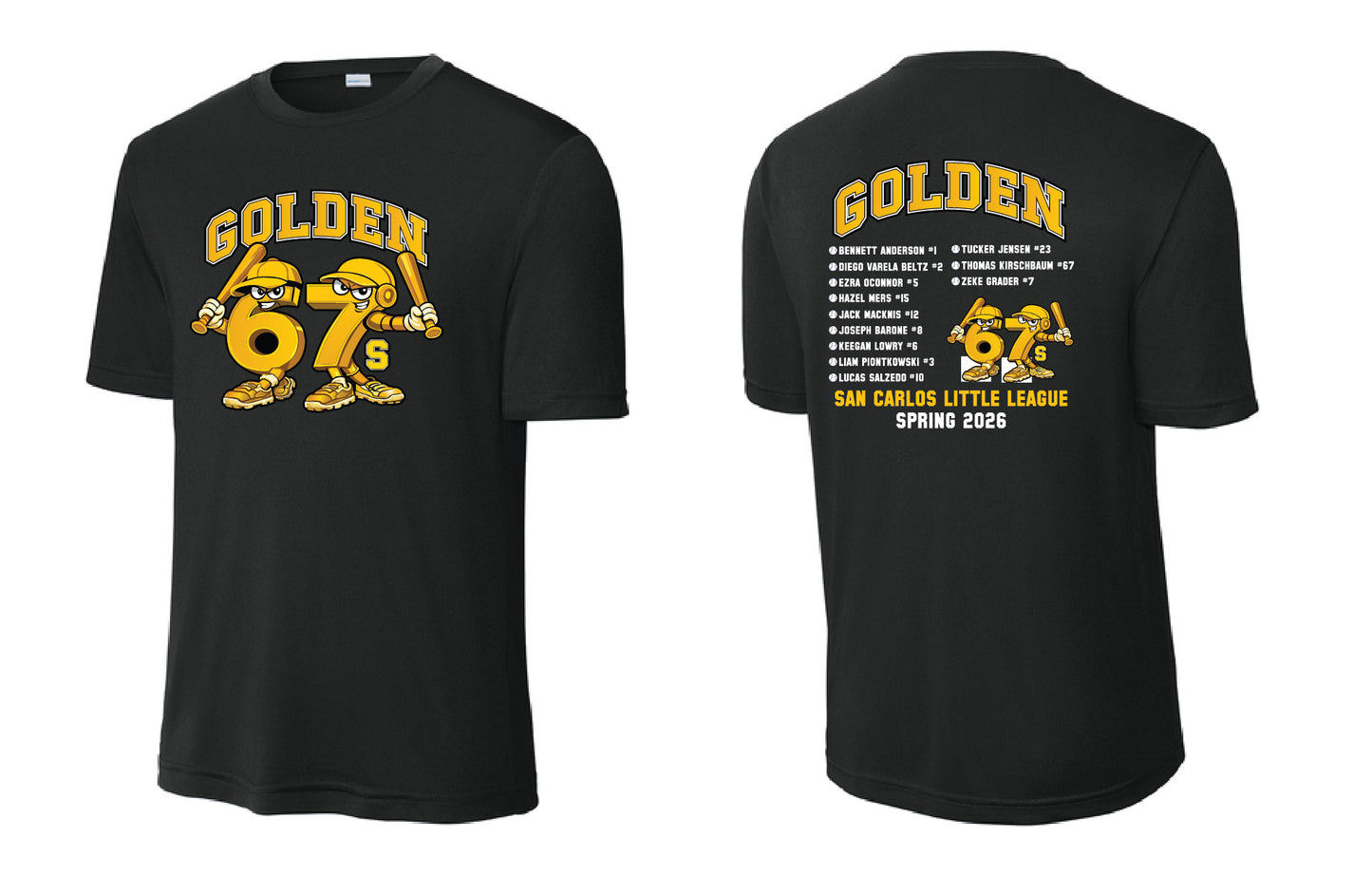 Golden 67s Adult Performance T-Shirt