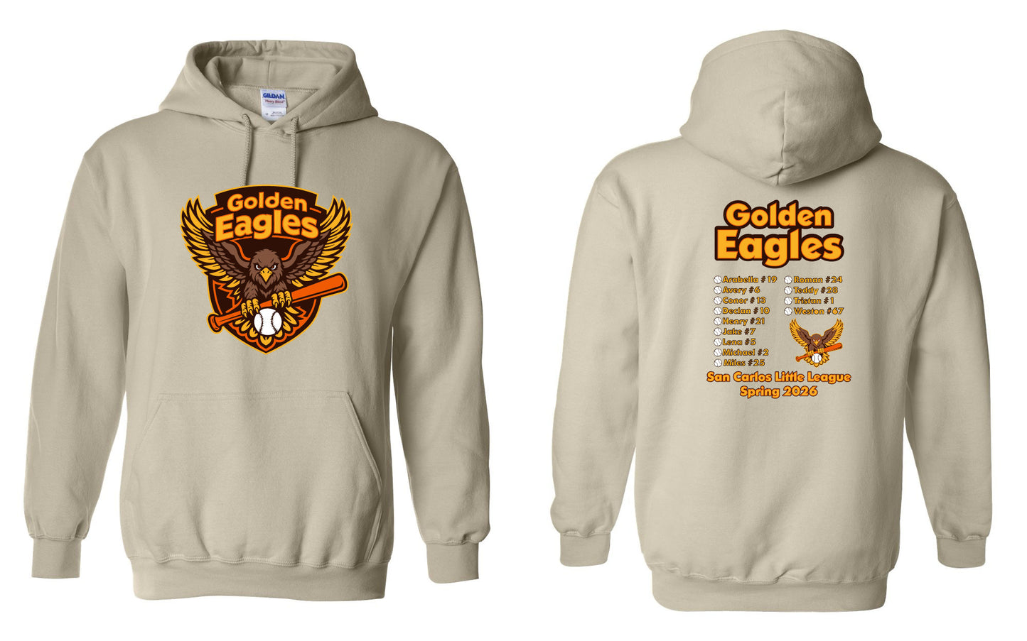 Golden Eagles Adult Hoodie