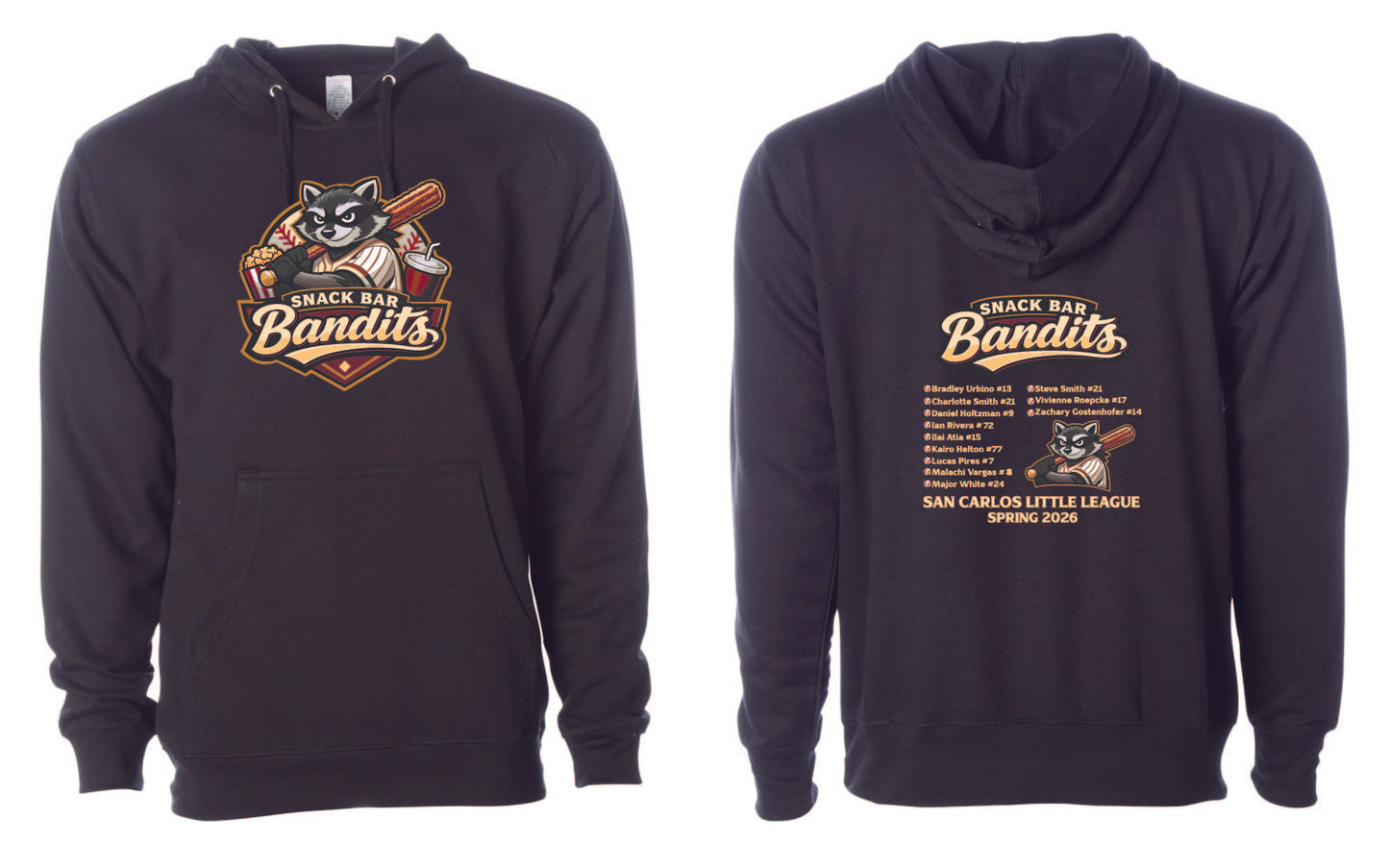 Snack Bar Bandits Adult Hoodie