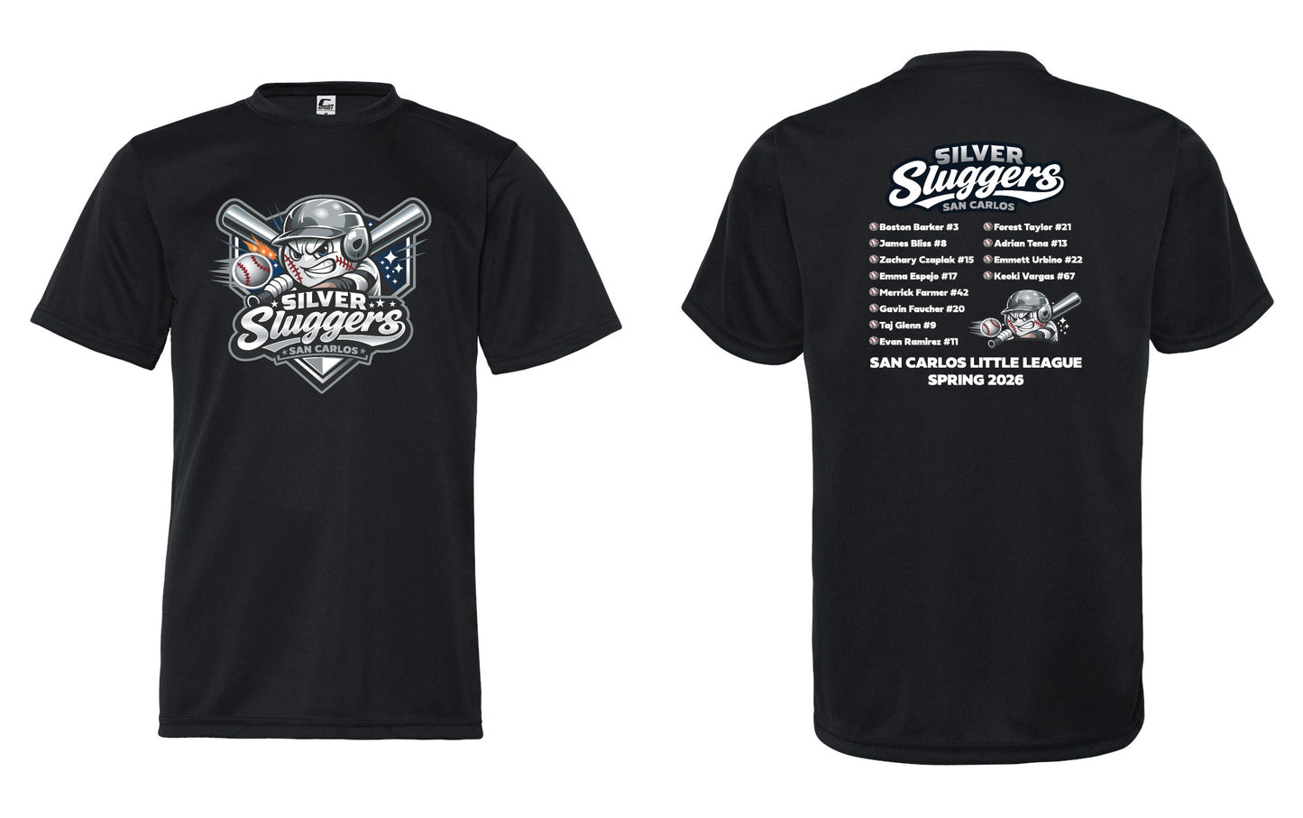Silver Sluggers Youth Performance T-Shirt