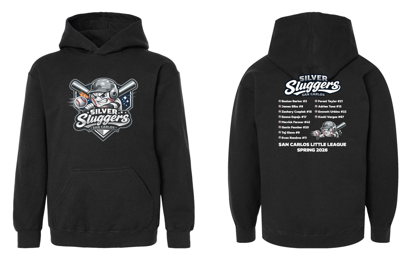Silver Sluggers Youth Hoodie