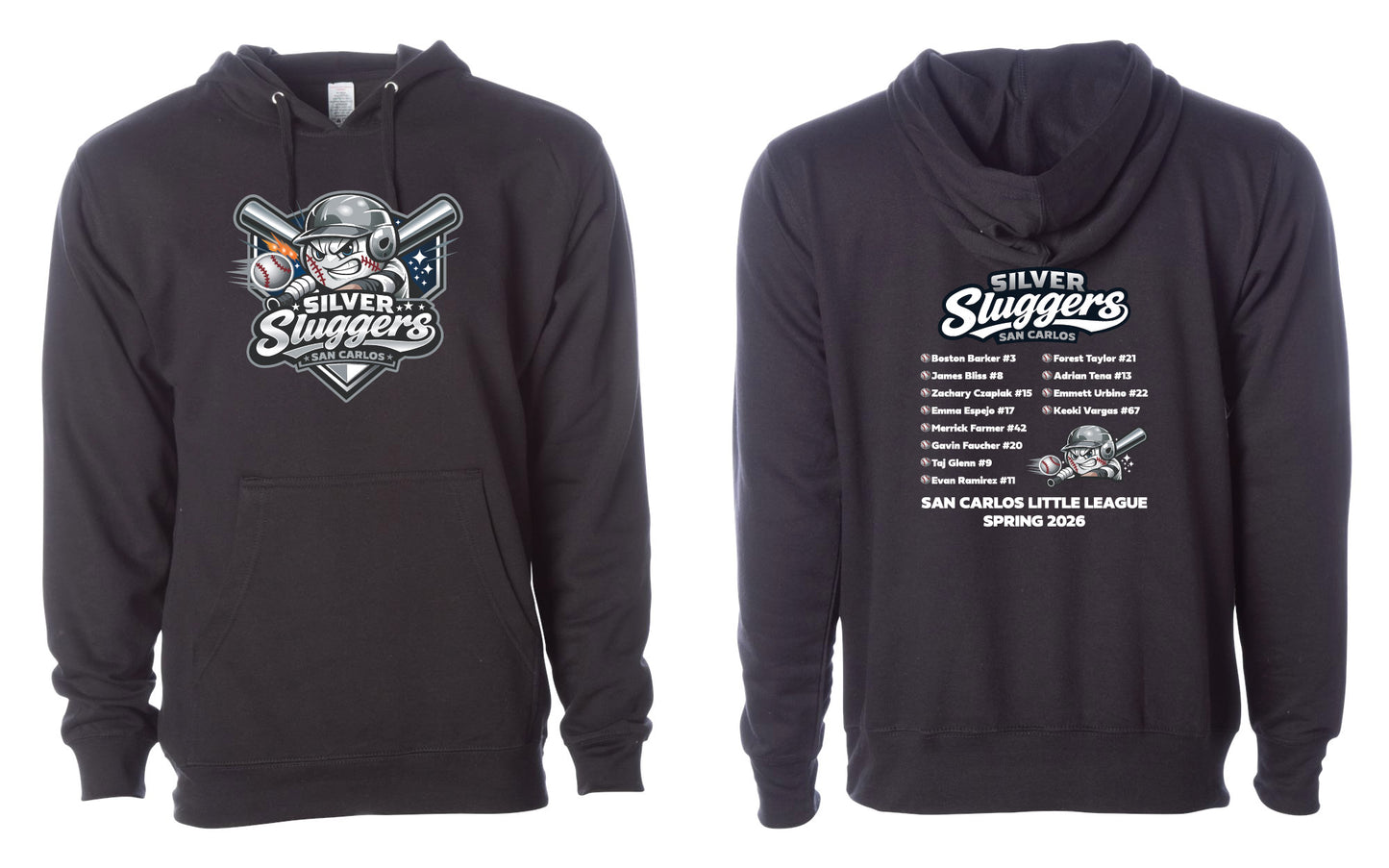 Silver Sluggers Adult Hoodie