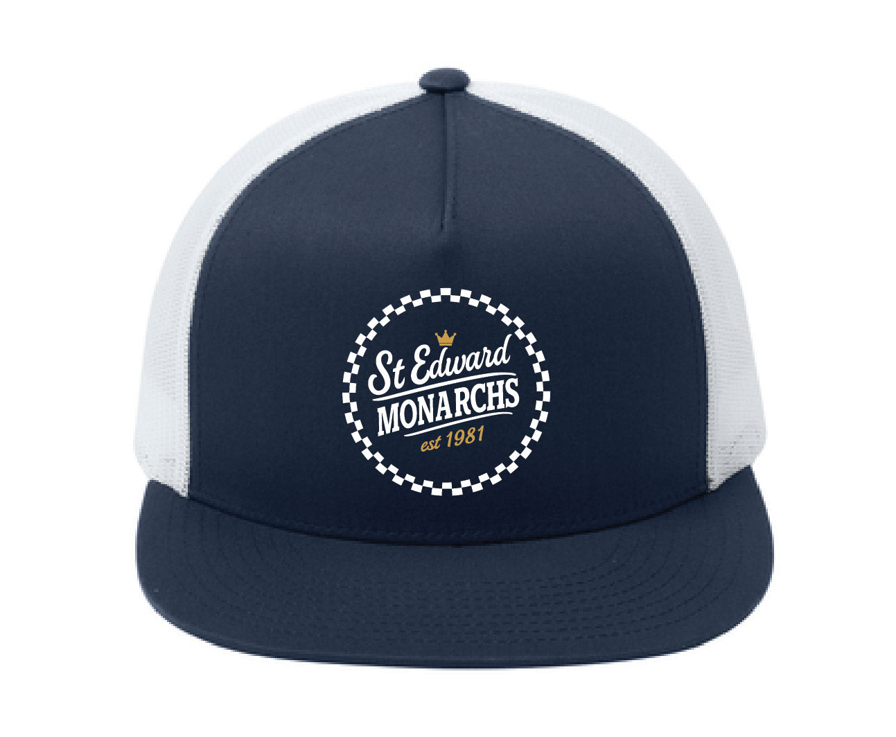 Adult Trucker Hat - Navy/White
