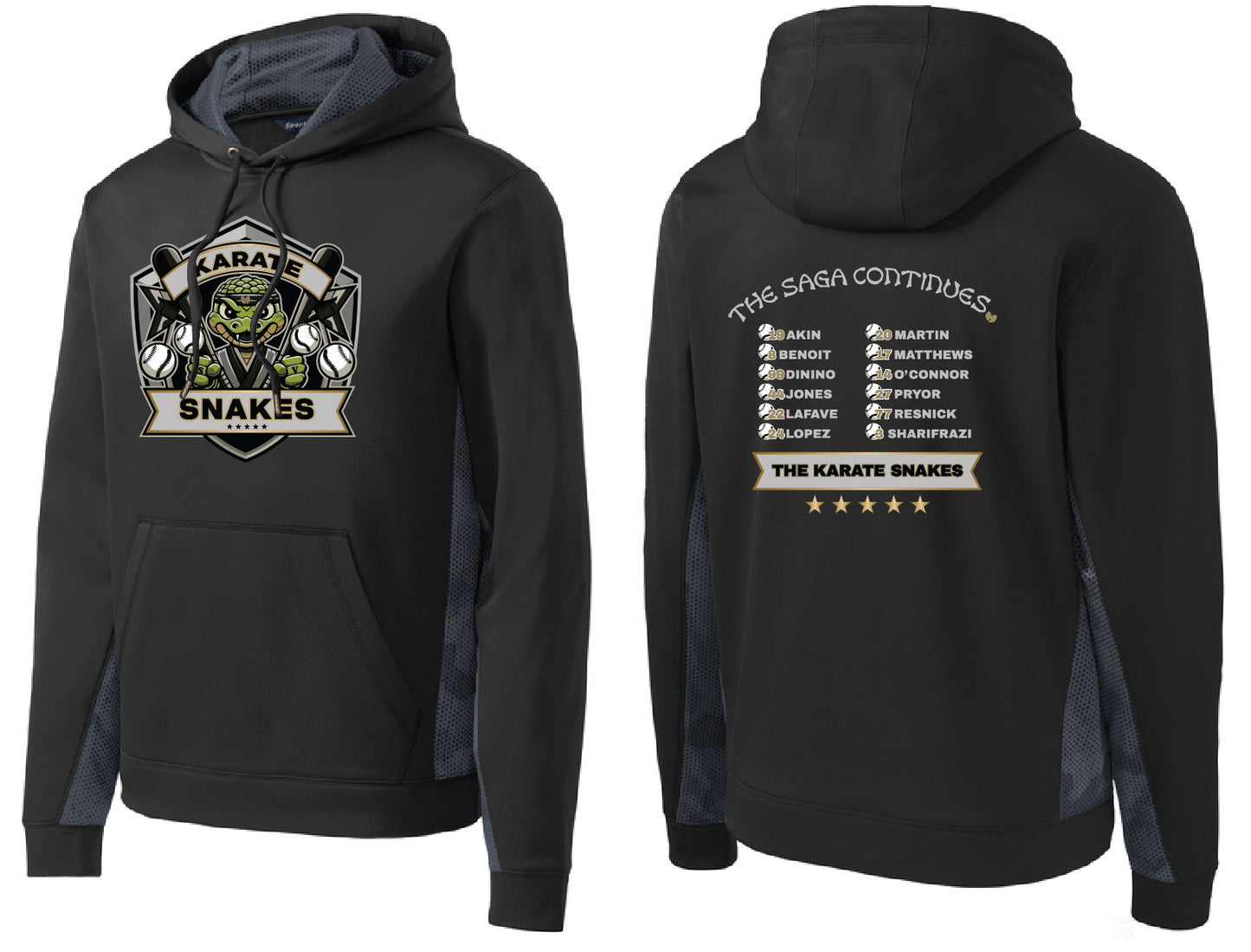 Karate Snakes 2026 Youth Performance Hoodie