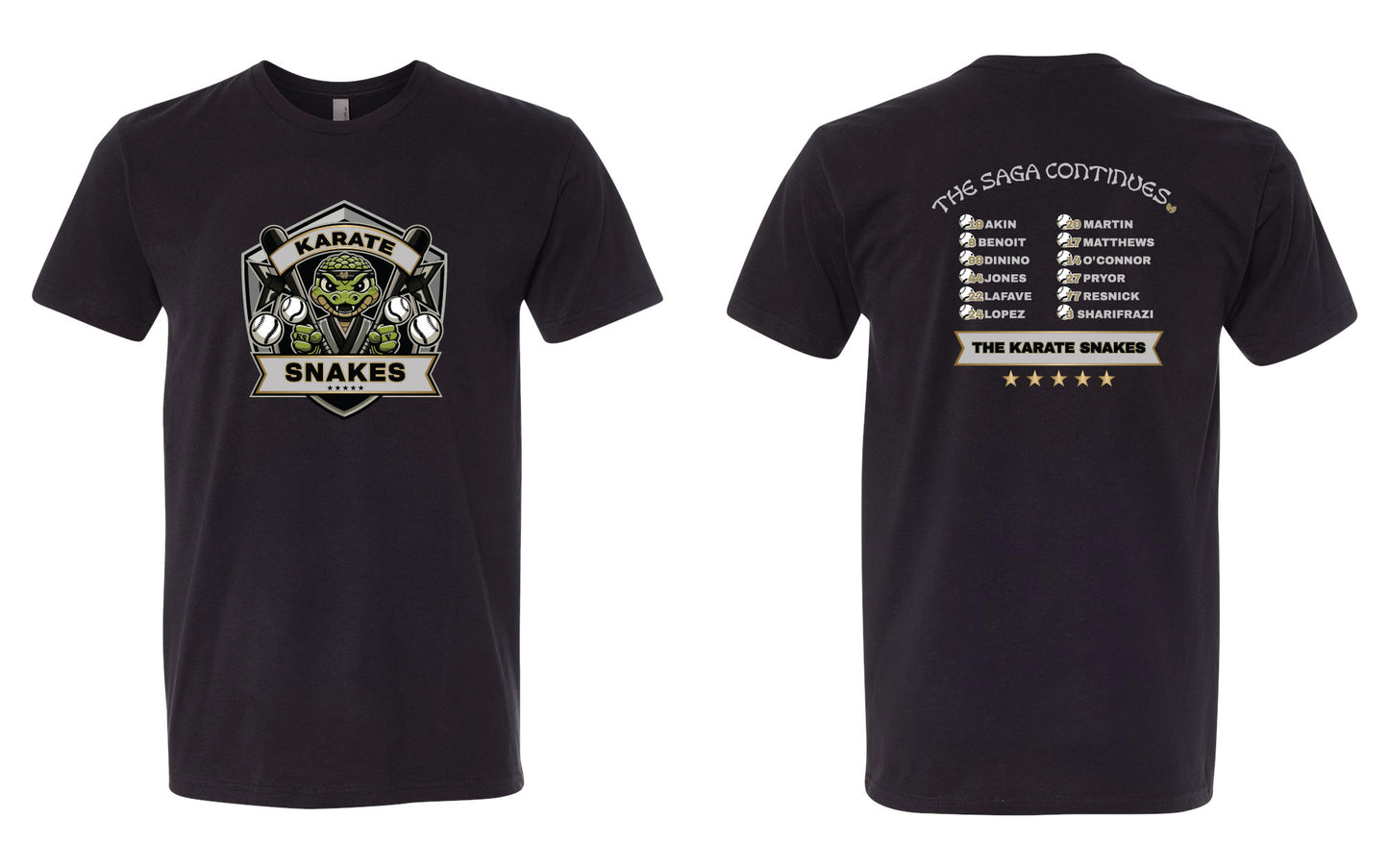 Karate Snakes 2026 Adult Soft Cotton T-Shirt