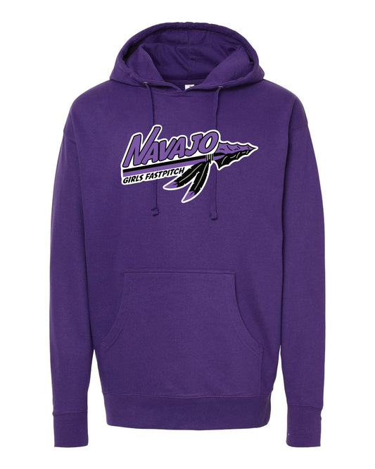 Men's Pullover Hoodie - Purple
