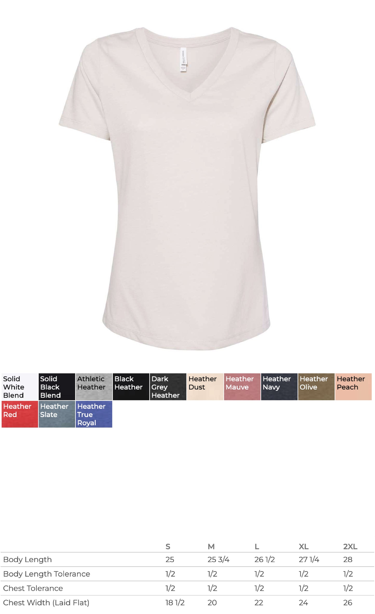 Bella Canvas 6405 cvc