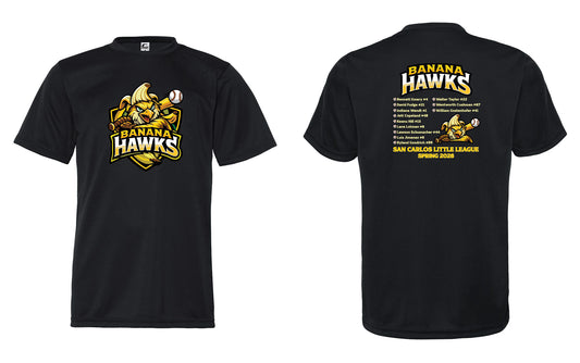 Banana Hawks Youth Performance T-Shirt