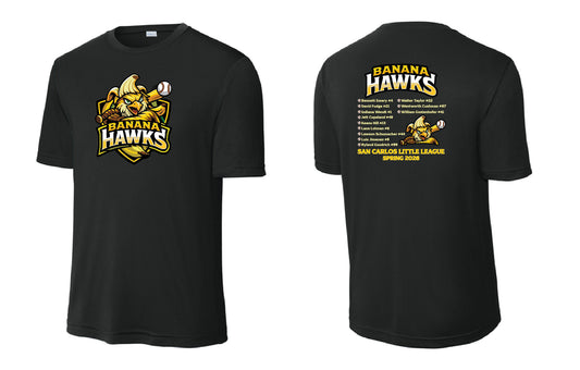 Banana Hawks Adult Performance T-Shirt