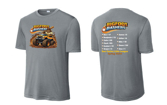 Bigfoot Bashers Adult Performance T-Shirt