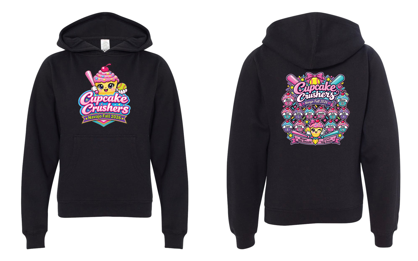 Youth Pullover Hoodie - Black