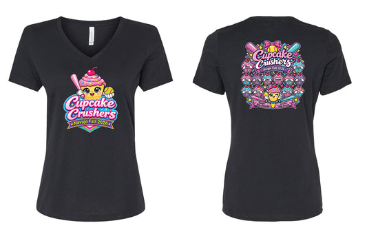 Ladies V-Neck - Black