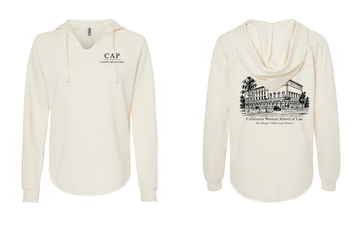 Ladies' Pullover Hoodie  - Natural