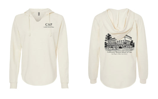 Ladies' Pullover Hoodie  - Natural