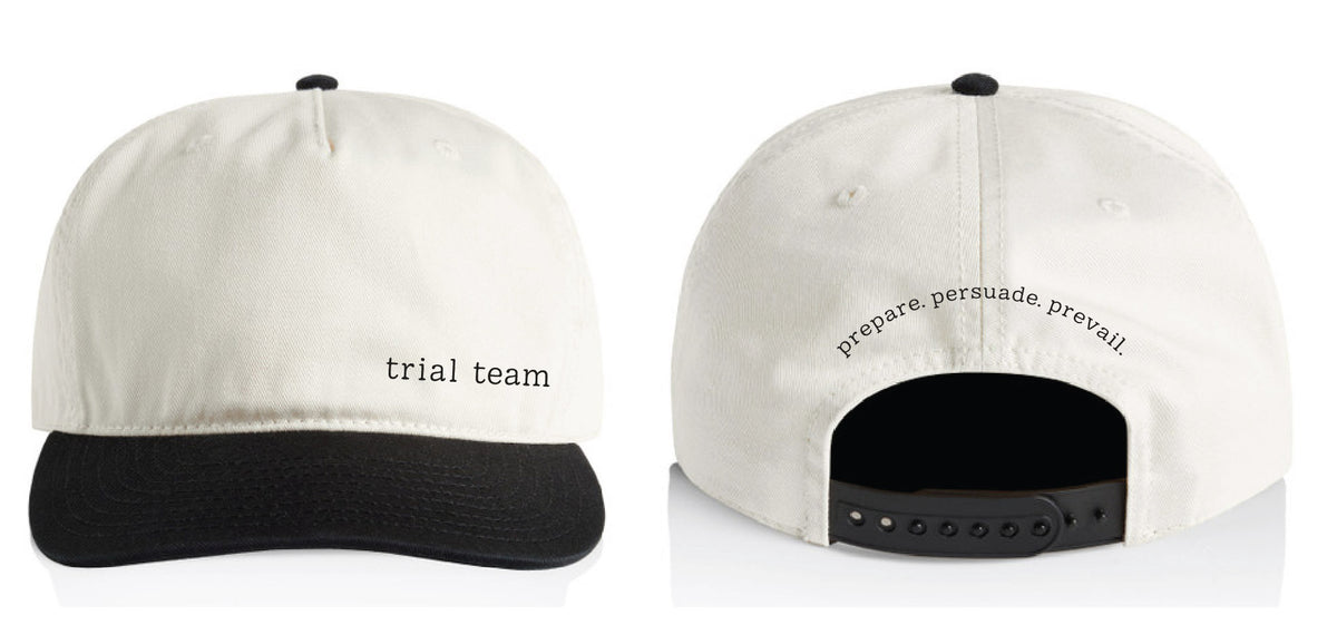 Trial Team Hat - Natural/Black