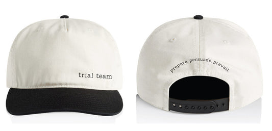 Trial Team Hat - Natural/Black
