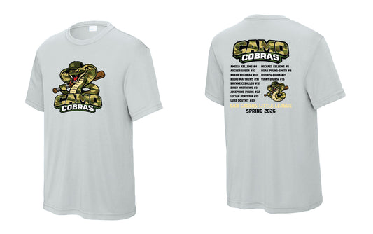 Camo Cobras Youth Performance T-Shirt
