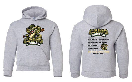 Camo Cobras Youth Hoodie