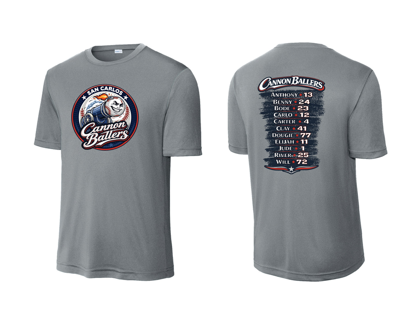 Cannon Ballers Adult Performance T-Shirt