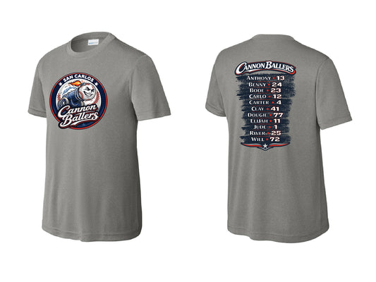 Cannon Ballers Youth Performance T-Shirt