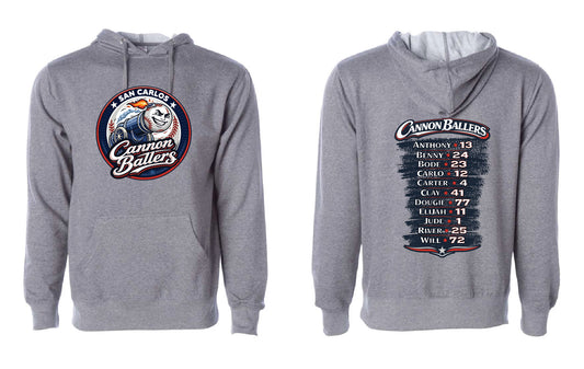 Cannon Ballers Adult Hoodie