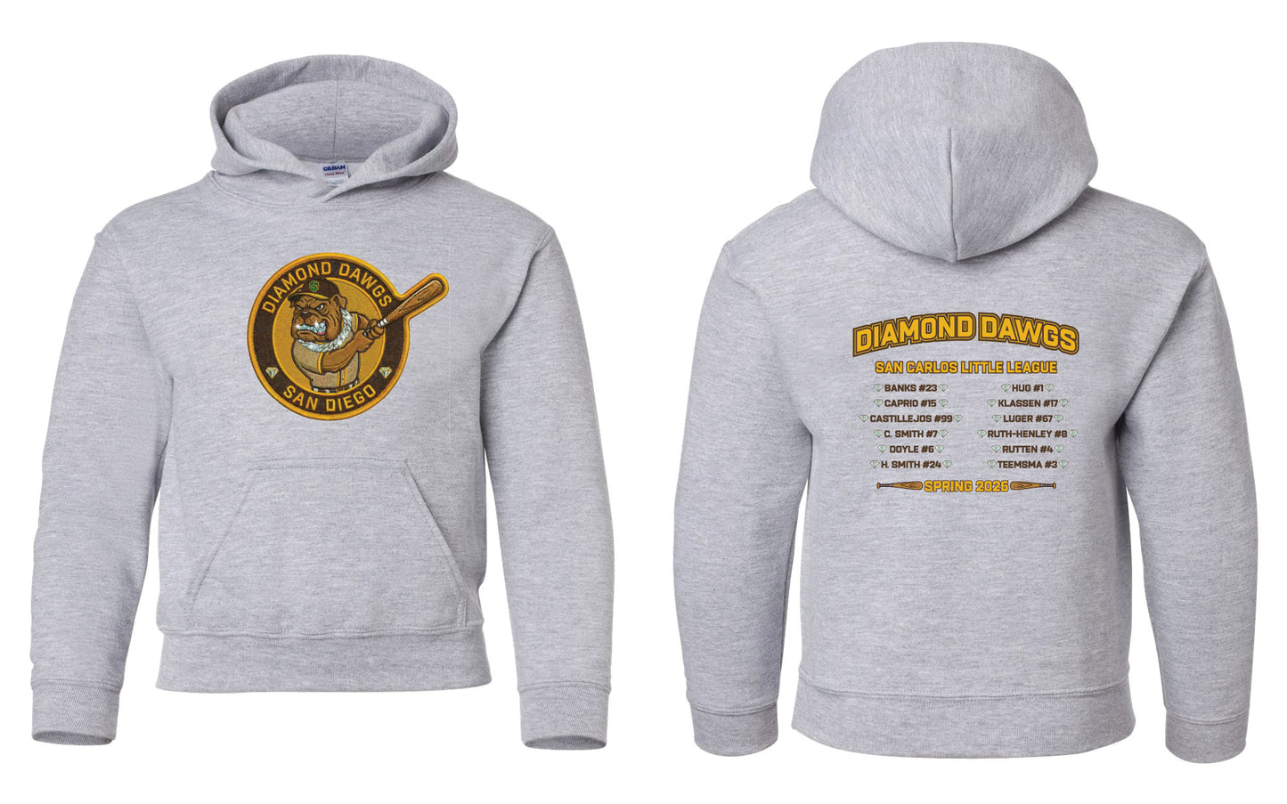 Diamond Dogs Youth Hoodie