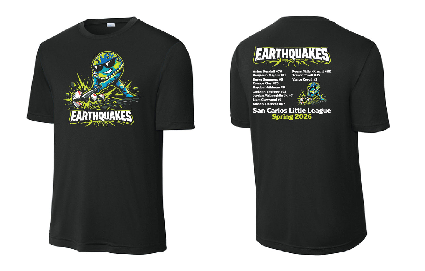 Earthquakes Adult Performance