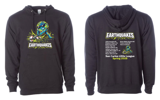 Earthquakes Adult Hoodie