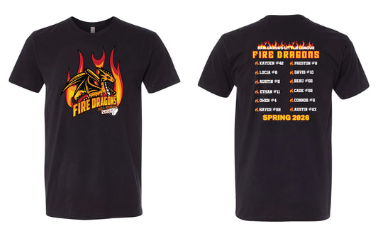 Fire Dragons Adult T-Shirt