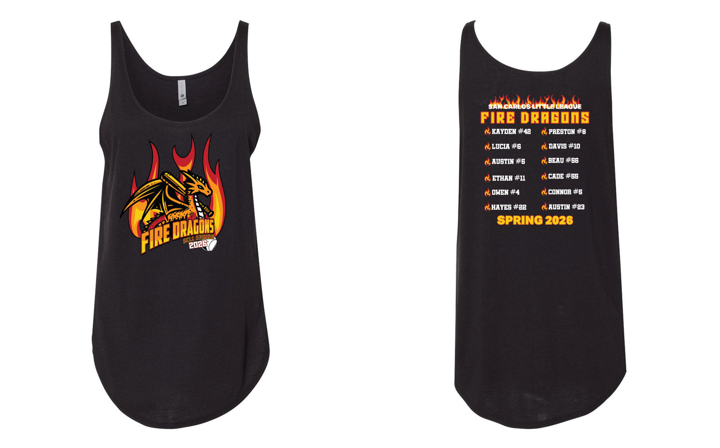 Fire Dragons Ladies' Tank