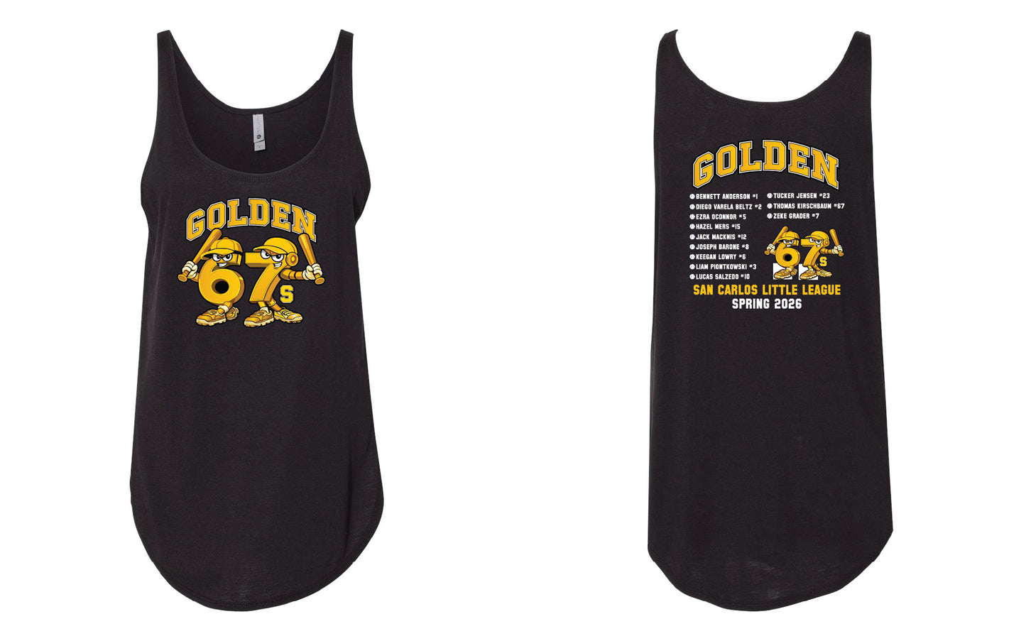 Golden 67s Ladies' Tank