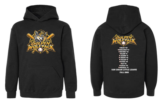 Youth Pullover Hoodie - Black