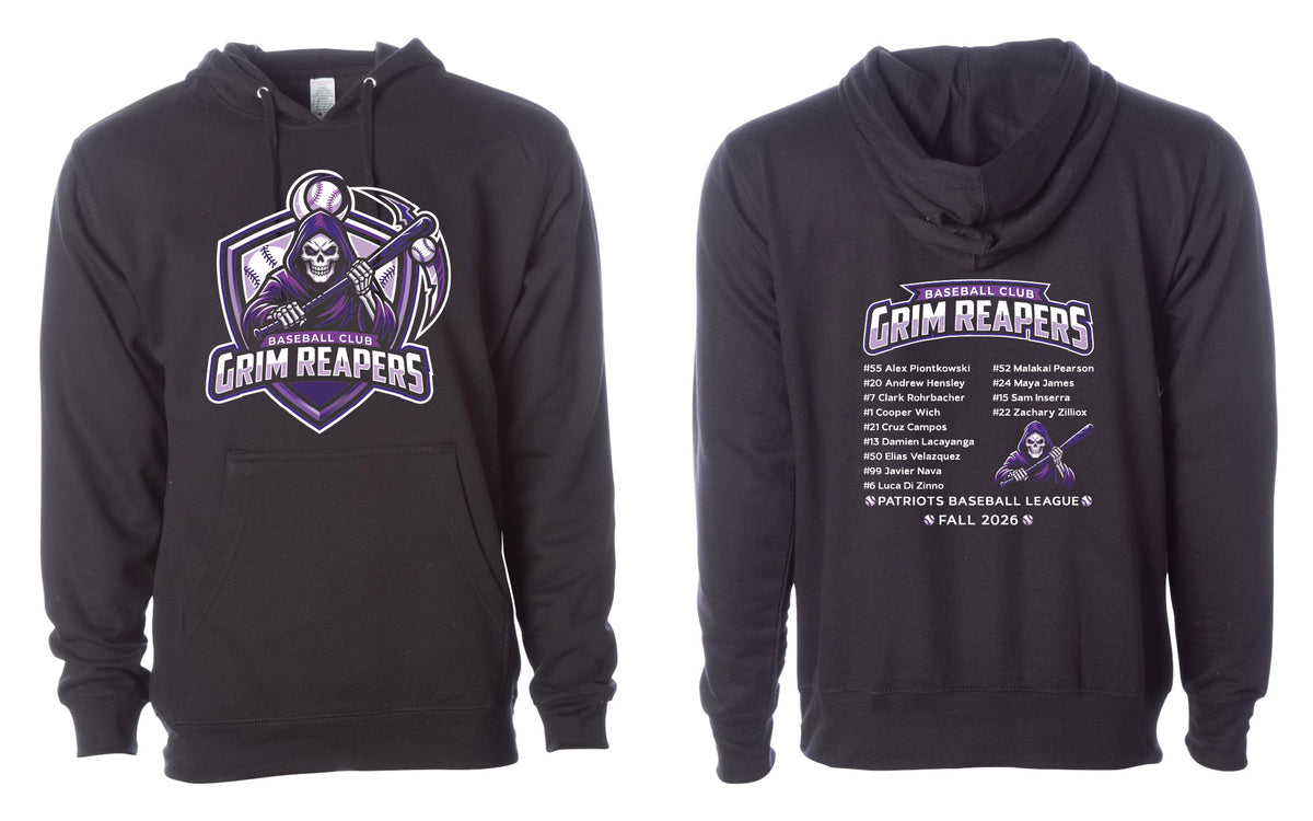 Adult Pullover Hoodie - Black