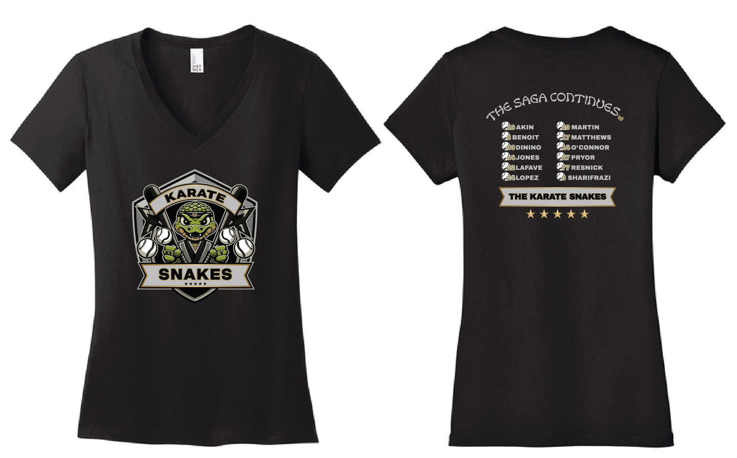 Karate Snakes 2026 Ladies' V-Neck