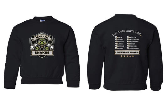 Karate Snakes 2026 Youth Crewneck Sweatshirt