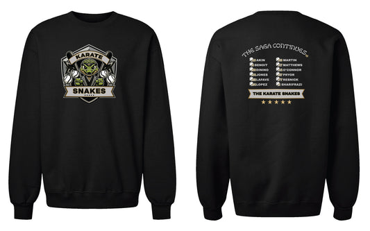 Karate Snakes 2026 Adult Crewneck Sweatshirt