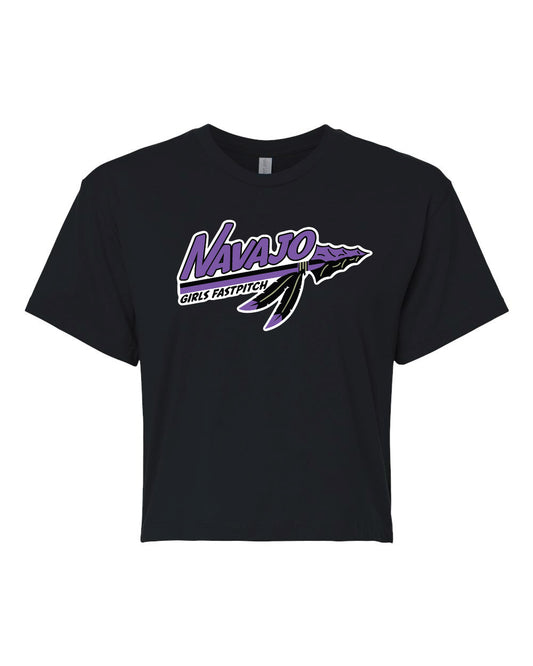 Ladies' Crop Top - Black