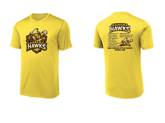 Banana Hawks Adult Performance T-Shirt