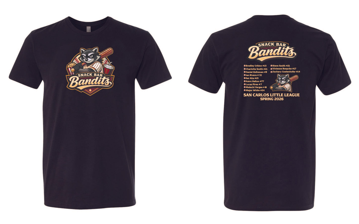 Snack Bar Bandits Adult T-Shirt