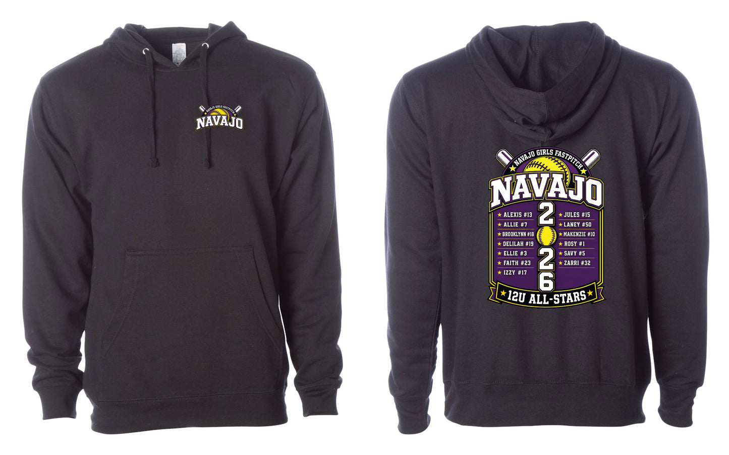 Navajo 12U Adult Hoodie
