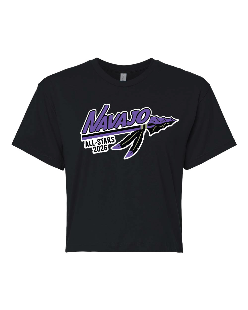 Ladies' Crop Top - Black