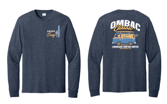 Men's Long Sleeve - Heather Navy