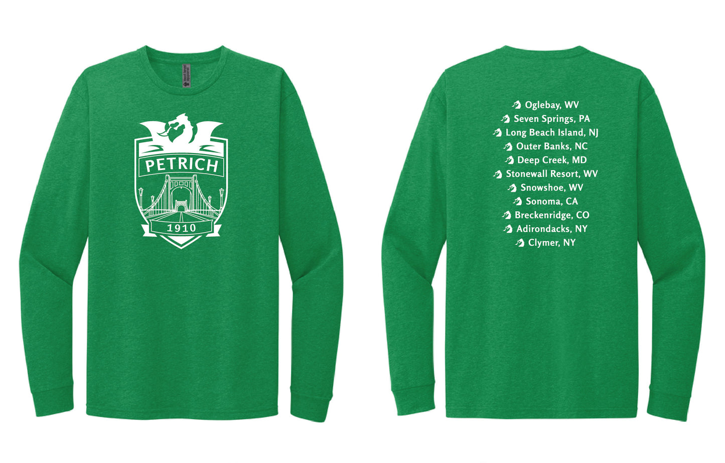 Petrich Reunion Men's Long Sleeve T-Shirt - Green