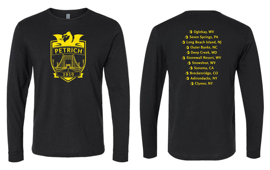 Petrich Reunion Men's Long Sleeve T-Shirt - Black
