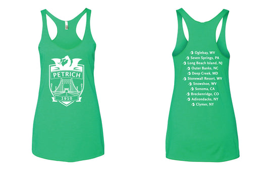 Petrich Reunion Ladies' Tank - Green