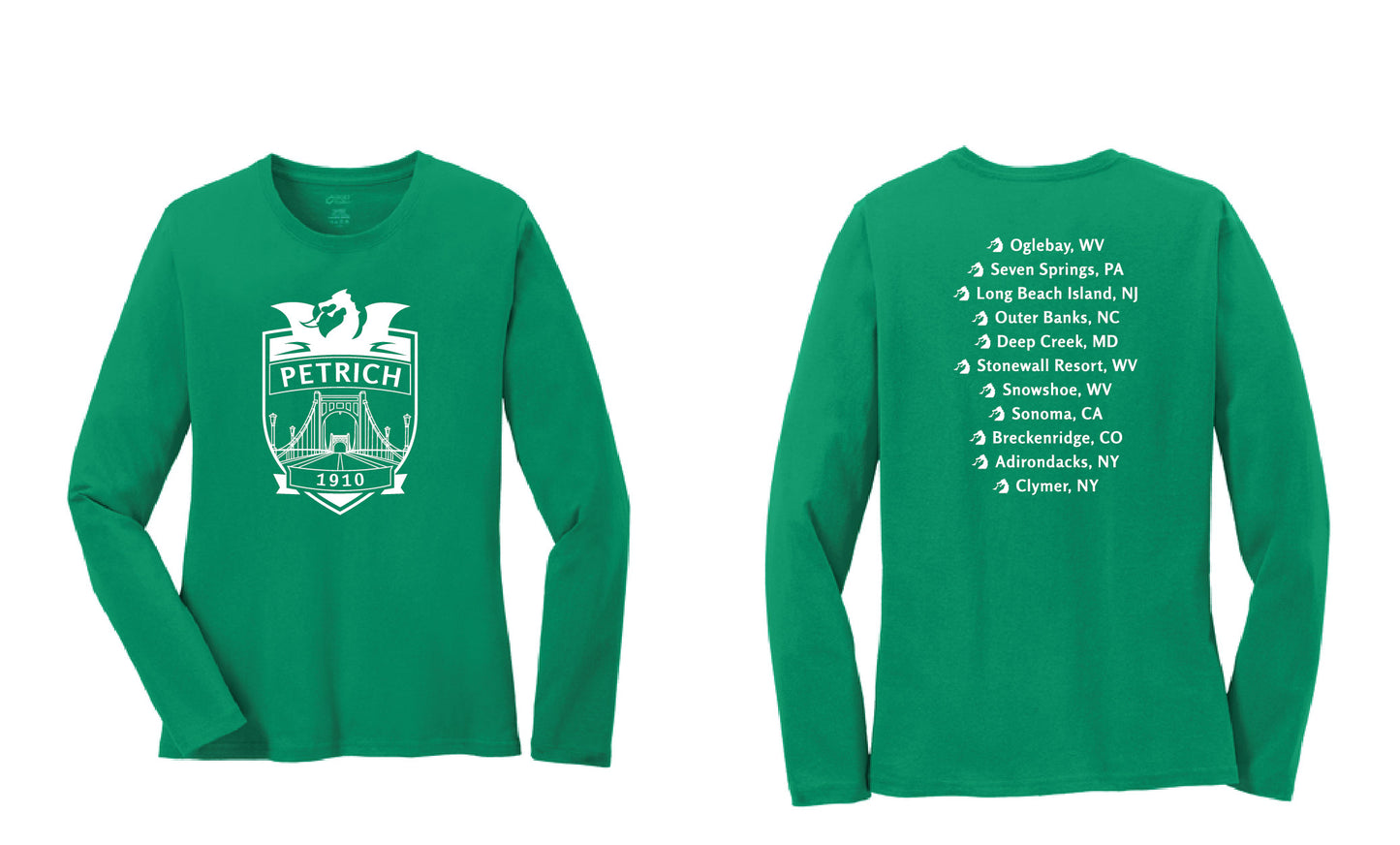 Petrich Reunion Ladies' Long Sleeve - Green